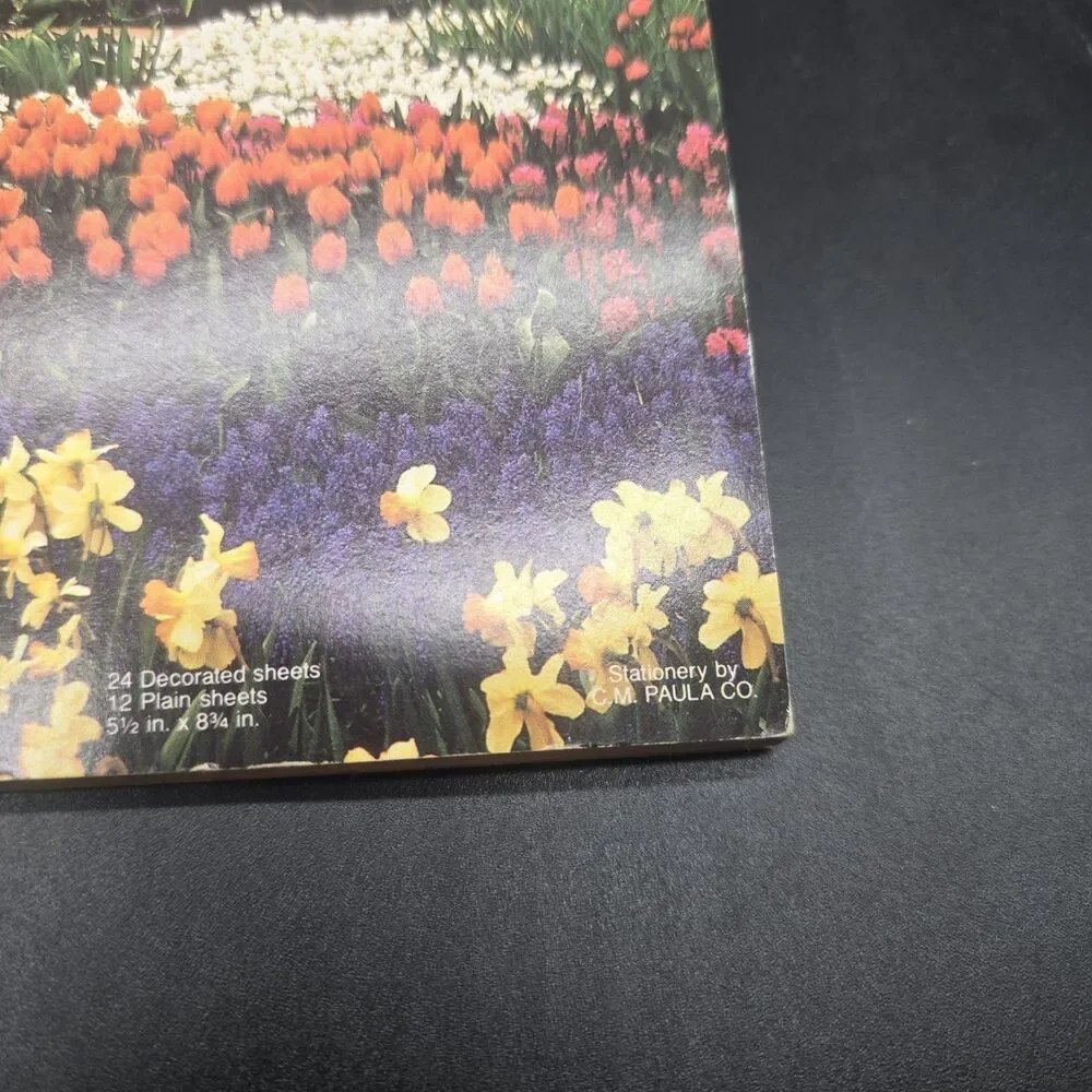 Vintage 1990 C.M. Paula Co Stationery Pad The Language Of Friendship Quotes